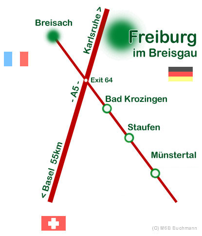 Dreiländereck Deutschland Frankreich Schweiz